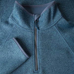 Gill Womens Knit Fleece in Blue Melange 1491W